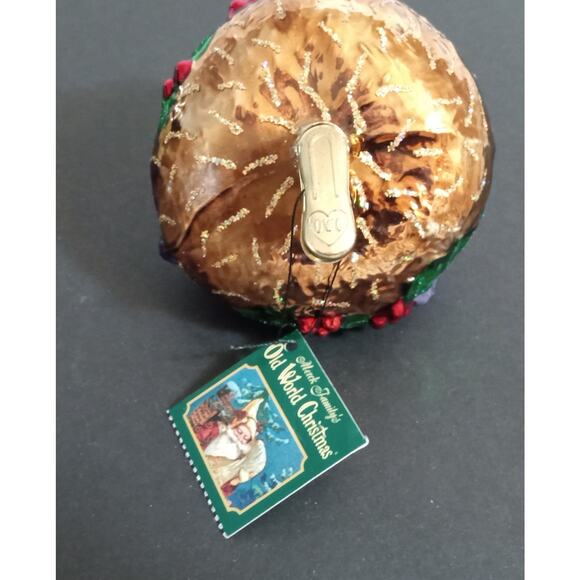 Old World Christmas OWC Bluebirds Nest Holly Christmas Ornament Clip-on - Picture 8 of 10